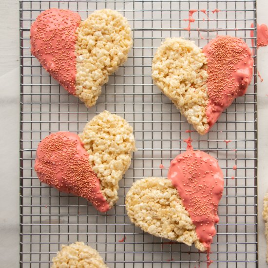 Valentine Rice Krispie Treats