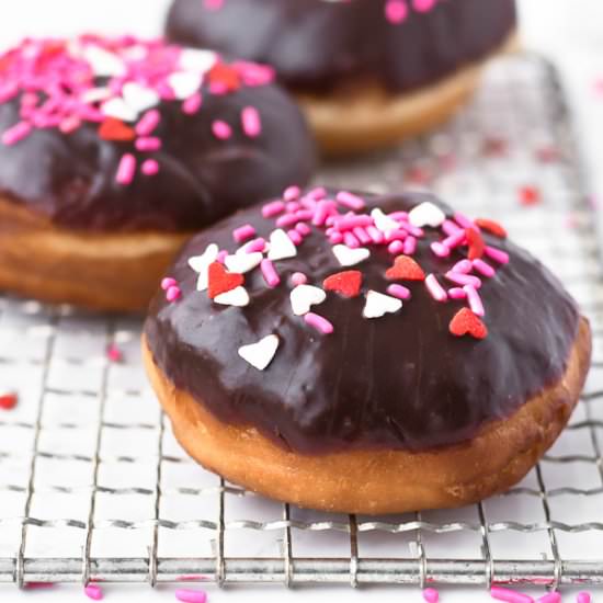 Homemade Chocolate Glazed Donuts