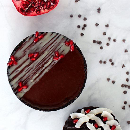 WEISS POMEGRANATE CHOCOLATE TART