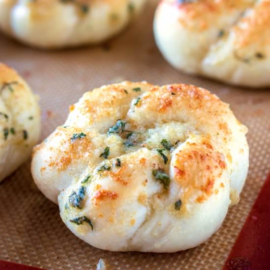 Pizza Dough Garlic Knots