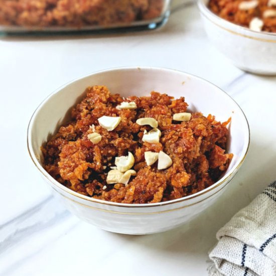 Tasty Indian Carrot Pudding