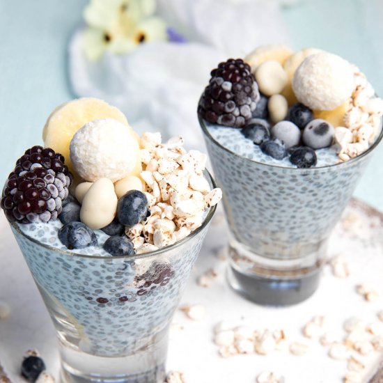 Mermaid Chia Pudding