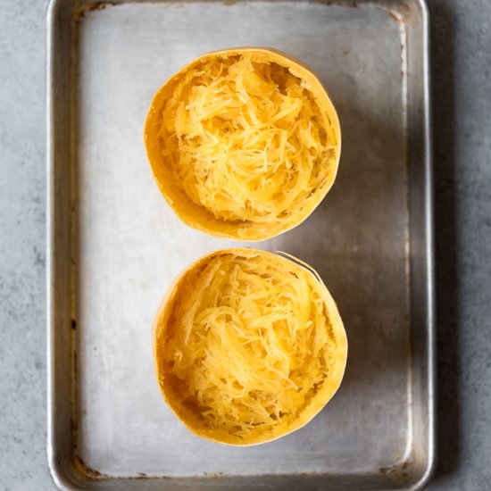 INSTANT POT SPAGHETTI SQUASH