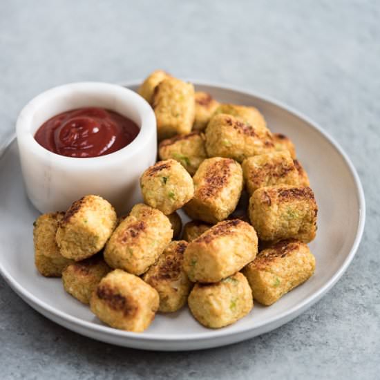 Easy Cauliflower Tots