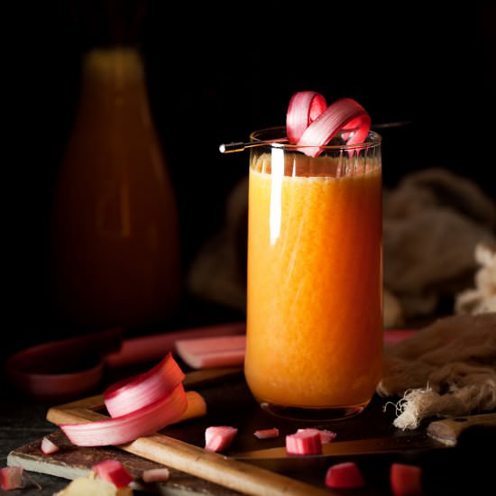 Rhubarb Juice & Ginger Orange Apple