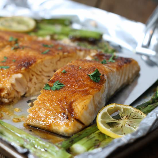 Brown Sugar Glazed Salmon