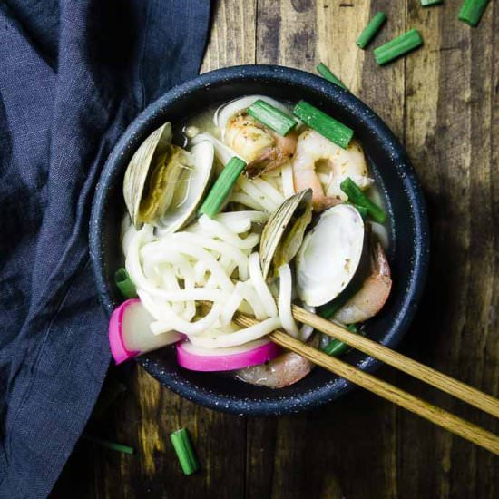 Miso Udon Noodle Soup