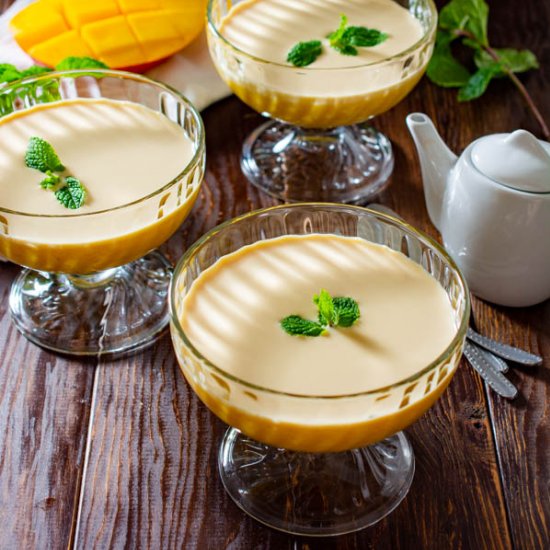 Chinese Mango Pudding