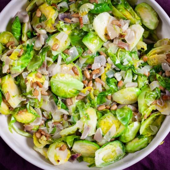 Brussels Sprouts Dish