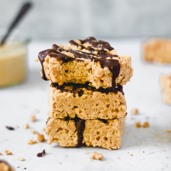 Maple Tahini Rice Krispie Treats