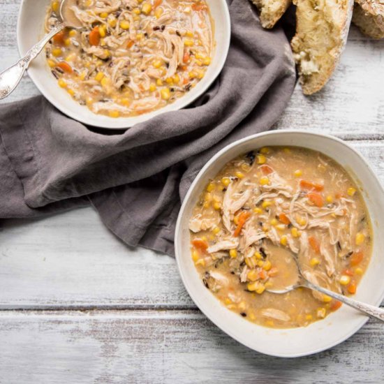 Creamy Chicken and Wild Rice Soup