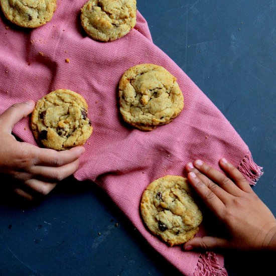 One Dozen Chocolate Chip Cookies