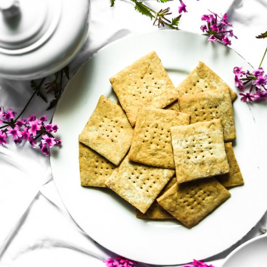 Sunflower Seed Halva Tea Cookies