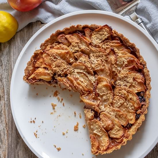 GF Maple Caramel Apple Tart