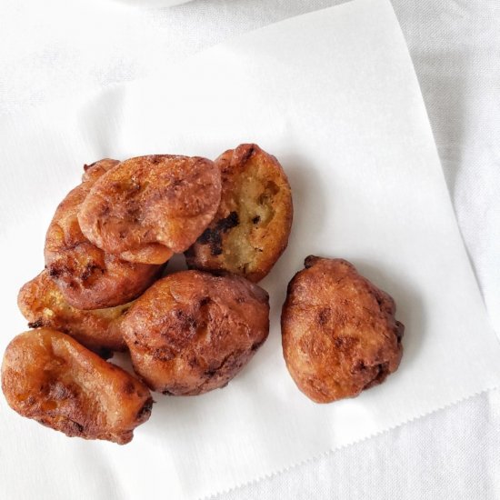 Whole Wheat Banana Fritters