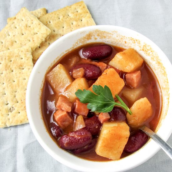 Homemade Tomato Potato Soup