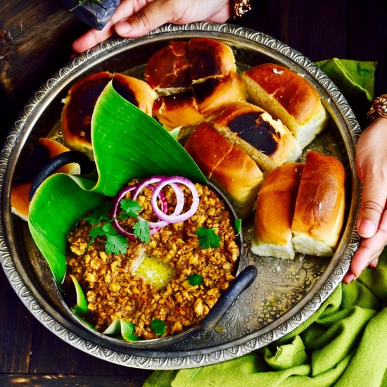 Mumbai Style Keema Pav