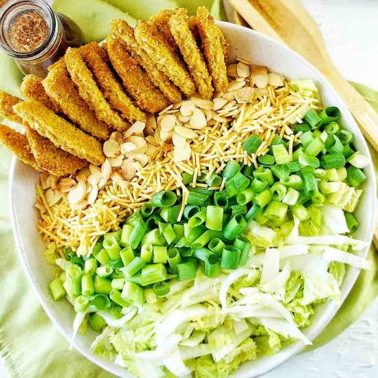 Vegan Schnitzel Salad