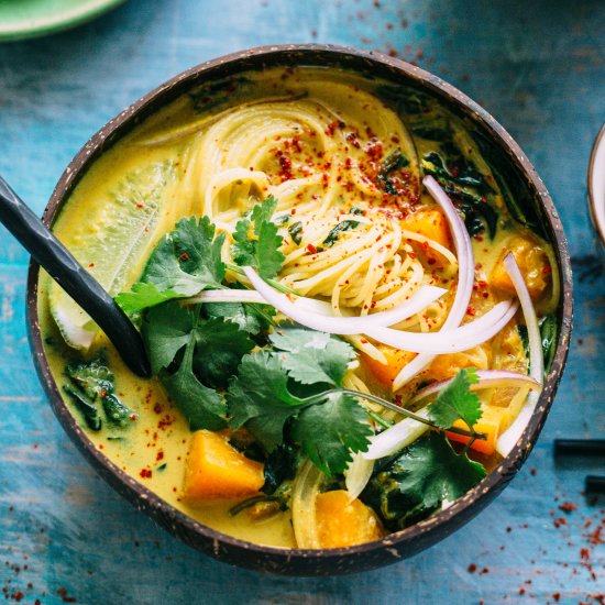 Coconut Curry Noodle Soup