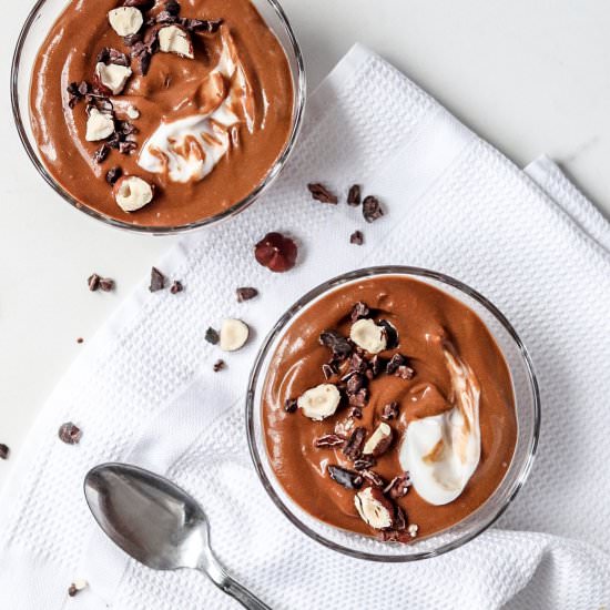 Sweet Potato Chocolate Pudding