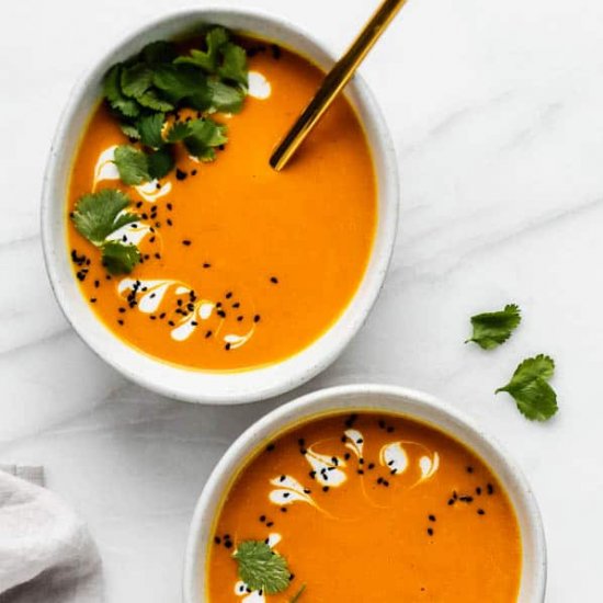 Thai Carrot Ginger Soup