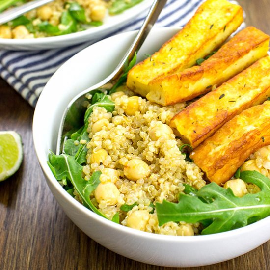 Heavenly Halloumi Salad