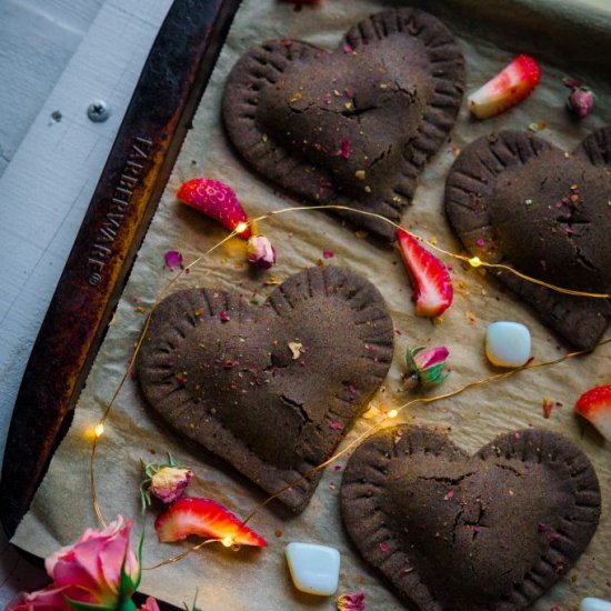 Strawberry Rose Buckwheat PopTarts