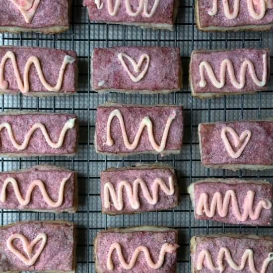 Raspberry Strawberry Cookies