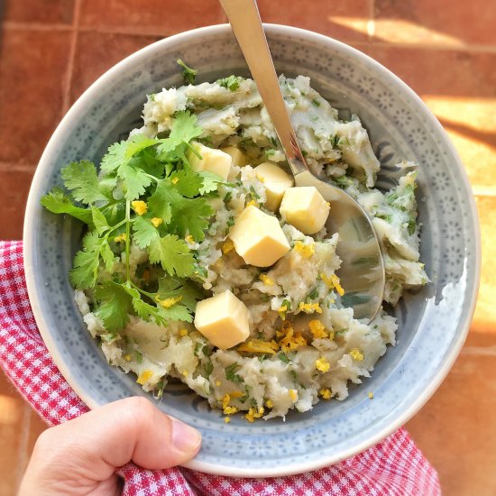 White Sweet Potato Mash