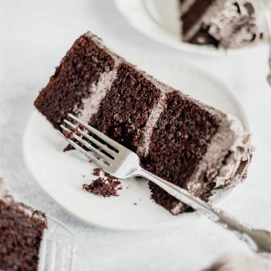 Chocolate Cake with Oreo Frosting