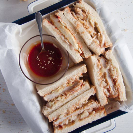 Katsu Sando with Tonkatsu Sauce