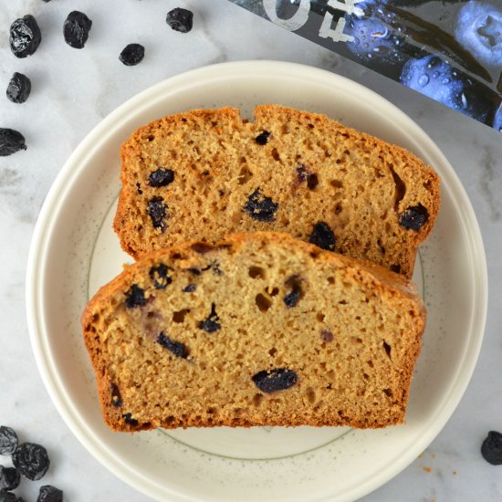 Blueberry Applesauce Bread