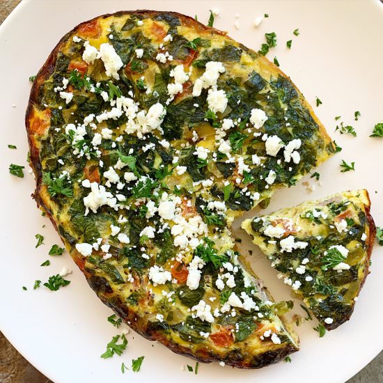 Sausage, Spinach & Cheese Casserole