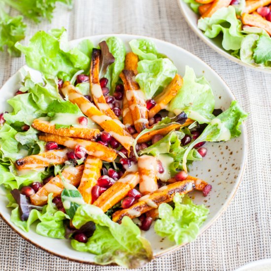 Roasted carrots salad