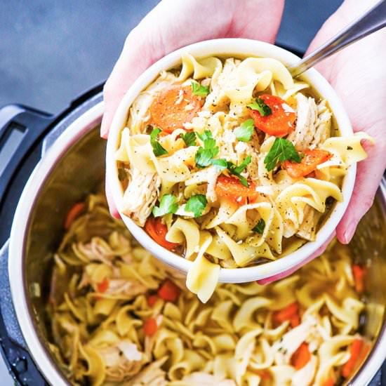 Instant Pot Chicken Noodle Soup