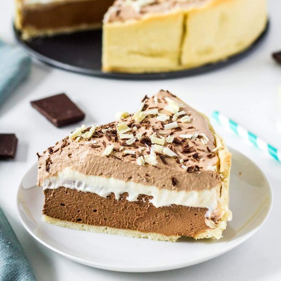 Triple Chocolate Mousse Pie