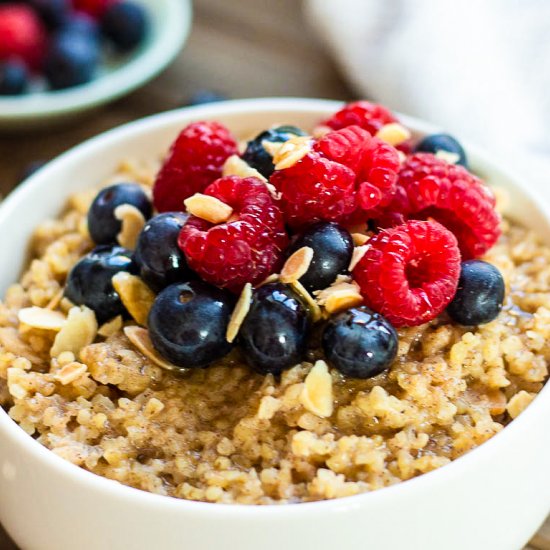 Spiced Bulgur Wheat Porridge