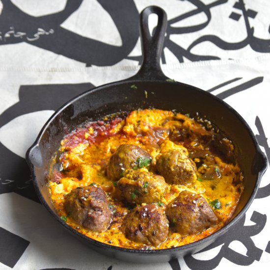 Tahini, sumac, and turkey meatballs