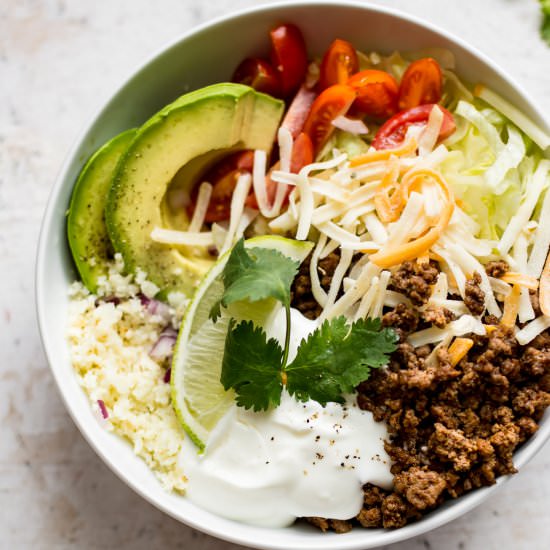 Keto Taco Bowls