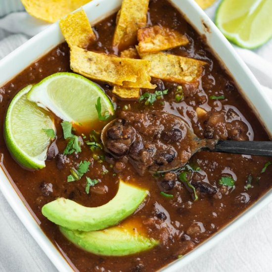 Vegan Black Bean Soup