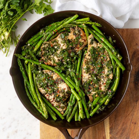 Chimichurri Chicken Skillet