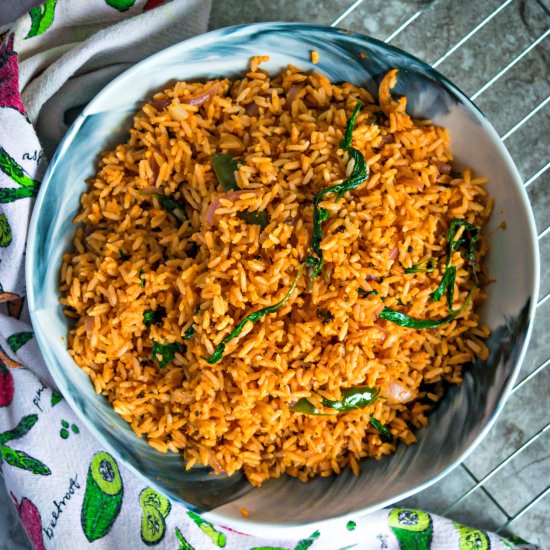 Vegan Tomato Basil Rice Recipe