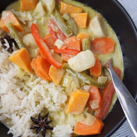 VEGETABLE THAI GREEN CURRY