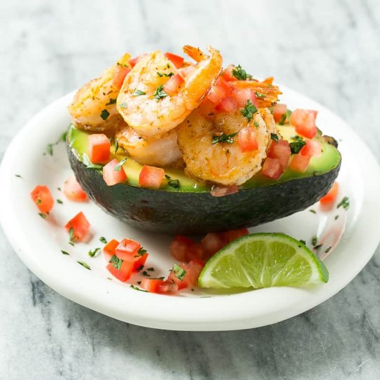 Keto Shrimp Stuffed Avocado