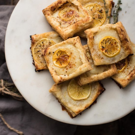 Meyer Lemon Ricotta Puff Pastry