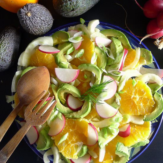 Orange, Avocado and Fennel Salad