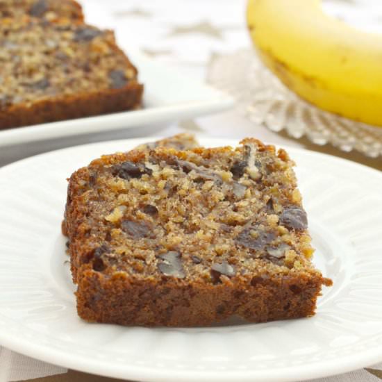 Banana Oat Tea Loaf