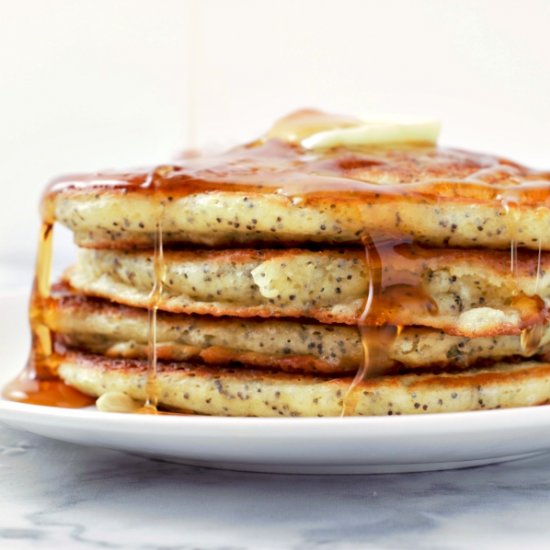 Lemon Poppy Seed Pancakes