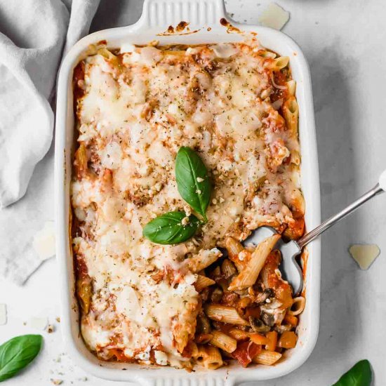 Vegetarian Baked Ziti