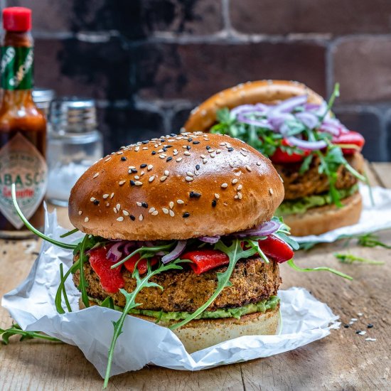 Easy Vegan Veggie Burger